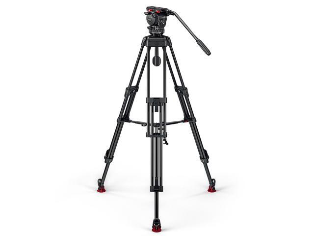 Sachtler FSB 6 MK II Fluid Head with ENG 75/2 D HD 3-Section Aluminum Tripod and Mid-Level Spreader