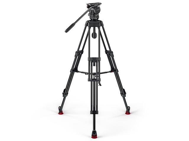 Sachtler FSB 6 MK II Fluid Head with ENG 75/2 D HD 3-Section Aluminum Tripod and Mid-Level Spreader