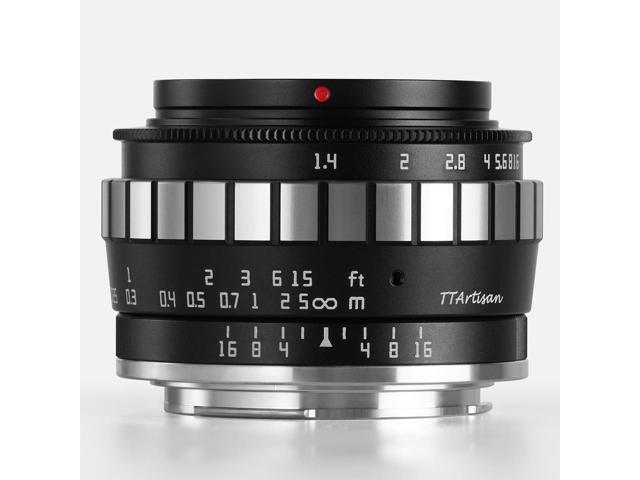 TTArtisan 23mm f/1.4 Lens for Fujifilm X, Black/Silver