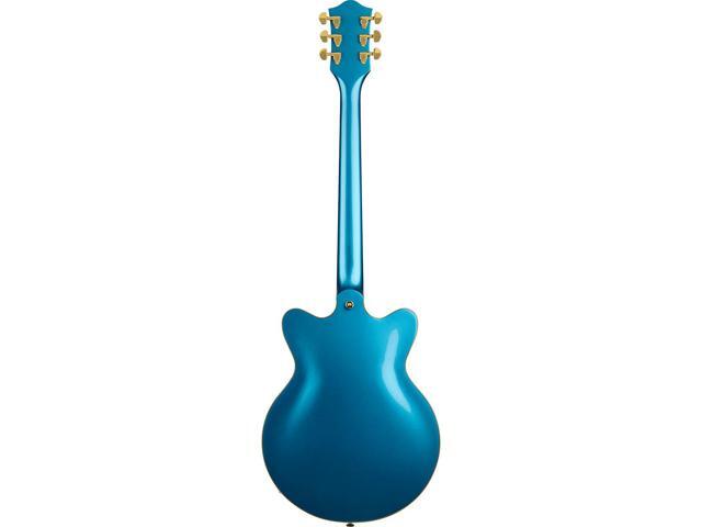 Gretsch Limited Edition G2655TG Streamliner Series Electric Guitar with Bigsby, Riviera Blue
