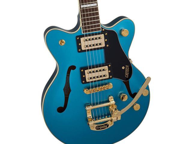Gretsch Limited Edition G2655TG Streamliner Series Electric Guitar with Bigsby, Riviera Blue