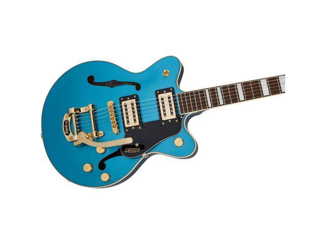 Gretsch Limited Edition G2655TG Streamliner Series Electric Guitar with Bigsby, Riviera Blue
