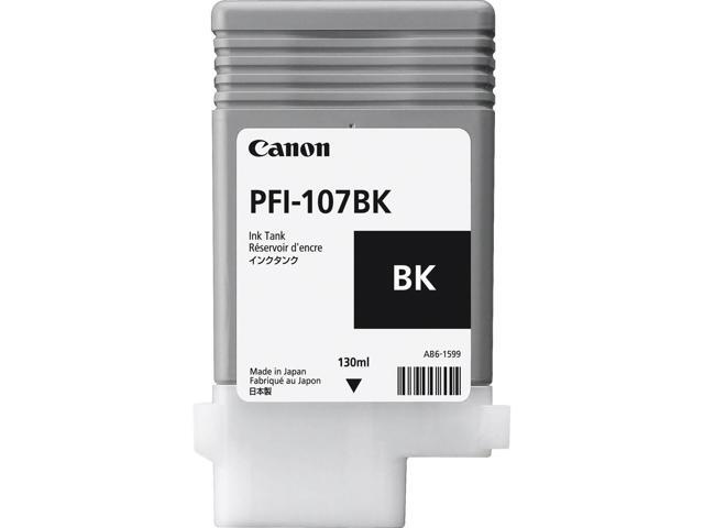 Canon 2X PFI-107 130ml Ink Tank for Canon iPF680/685/780/785, Black