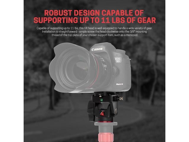 3Pod Tilt Head with Arca-Type Quick Release and Lever-Lock Clamp