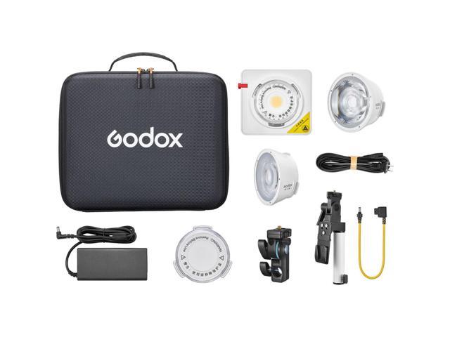 Godox ML100Bi Bi-Color Portable LED Light (15 & 36 Lens & V-Mount Handgrip Kit)