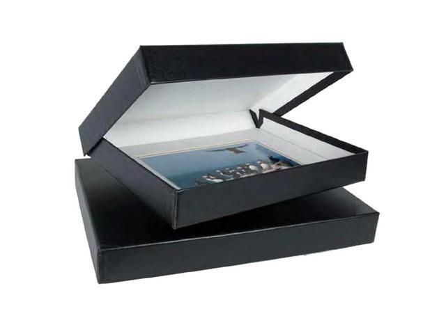 Archival Methods Onyx 12x16x2' Portfolio Box, Black/White #10-025