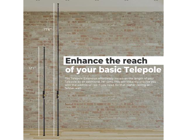 Flashpoint 78' Telepole Extension, Black