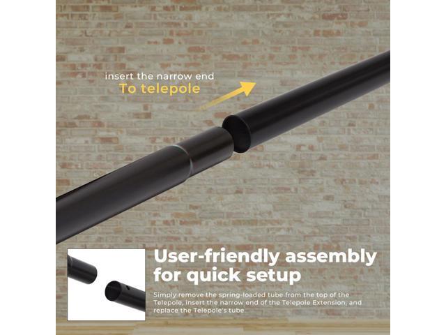 Flashpoint 78' Telepole Extension, Black