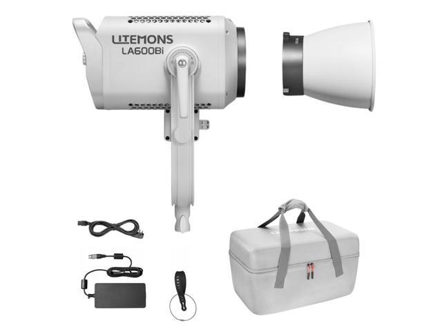 Godox Litemons LA600BI Bi-color LED Video Light Kit With Carry Bag (White)