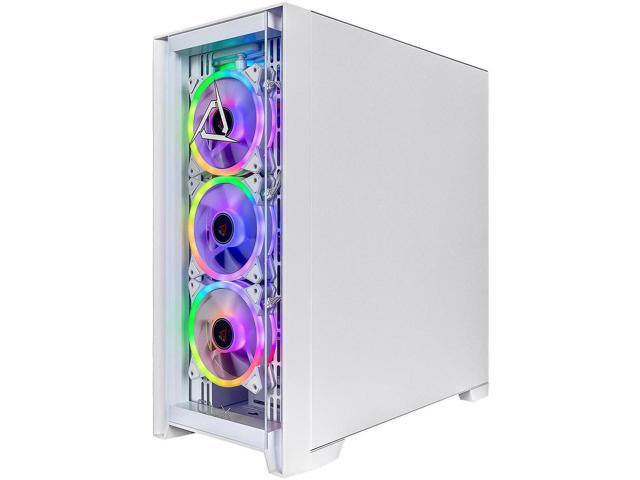 CLX - SET Gaming Desktop - AMD Ryzen 9 9900X - 32GB DDR5 5600 Memory - GeForce RTX 5070 Ti - 2TB NVMe M.2 SSD - White - image 9