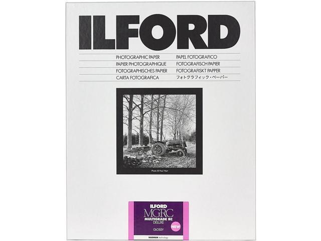 Ilford Multigrade V RC Deluxe Glossy Black/White Photo Paper, 20x24', 10 Sheets