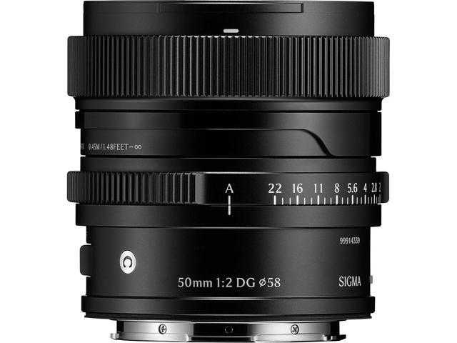 Sigma 50mm f/2 DG Contemporary Lens for L Mount, Black