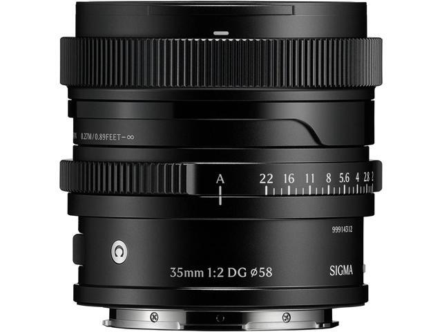 Sigma 35mm f/2 DG Contemporary Lens for L Mount, Black