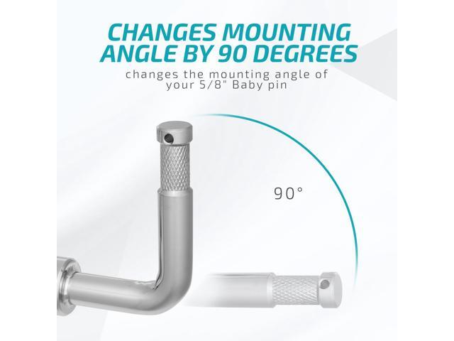 Flashpoint Baby Pin Right Angle Adapter
