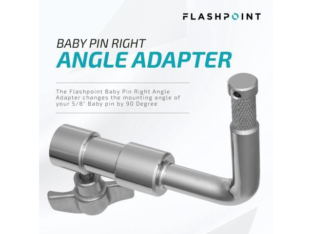 Flashpoint Baby Pin Right Angle Adapter