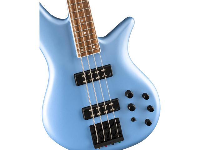 Jackson X Series Spectra Bass SBX IV Bass Guitar, Laurel Fingerboard, Matte Blue Frost