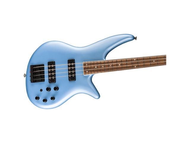 Jackson X Series Spectra Bass SBX IV Bass Guitar, Laurel Fingerboard, Matte Blue Frost