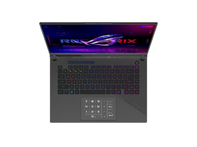 ASUS - ROG Strix G16 16" 2.5K 240Hz Gaming Laptop - AMD Ryzen 9 9955HX3D with 32GB RAM - NVIDIA GeForce RTX 5070 Ti - 1TB SSD - Eclipse Gray - image 10