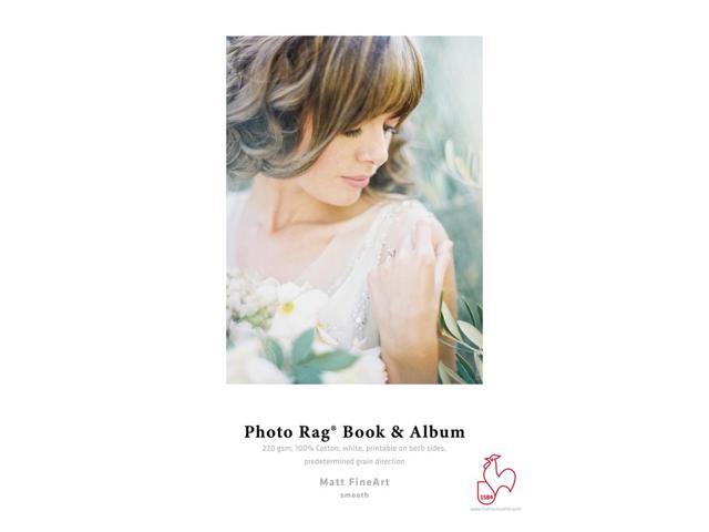 Hahnemuhle Refill Photo Rag Book & Album Paper, 11.69x16.53' DIN A3, 220 gsm, White, 20 Sheets