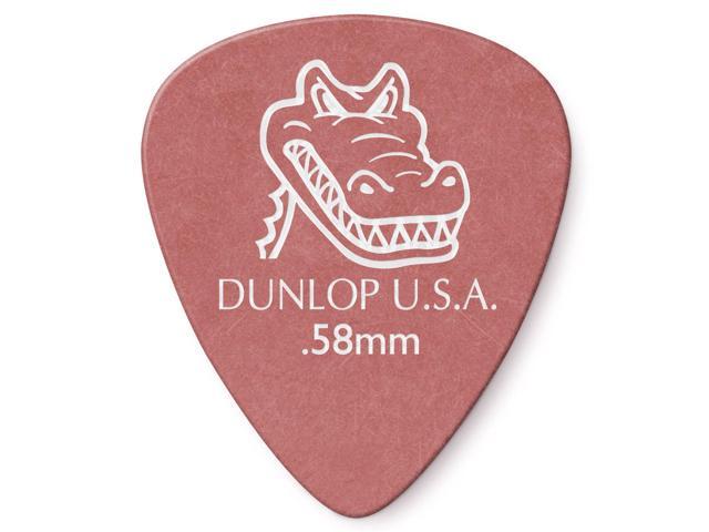 Dunlop Gator Grip Guitar Picks - .58mm - Red - 72 Pack