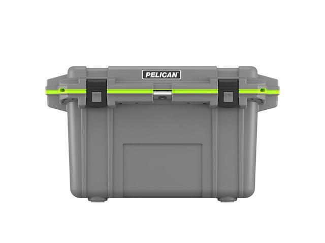 Pelican 70QT Elite Cooler, Hand Carry, Dark Gray/Green #70Q-1-DKGRYEGRN