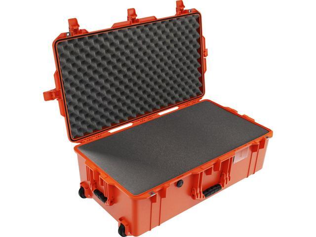 Pelican 1615 Air Wheeled Check-In Case with Pick-N-Pluck Foam, Orange