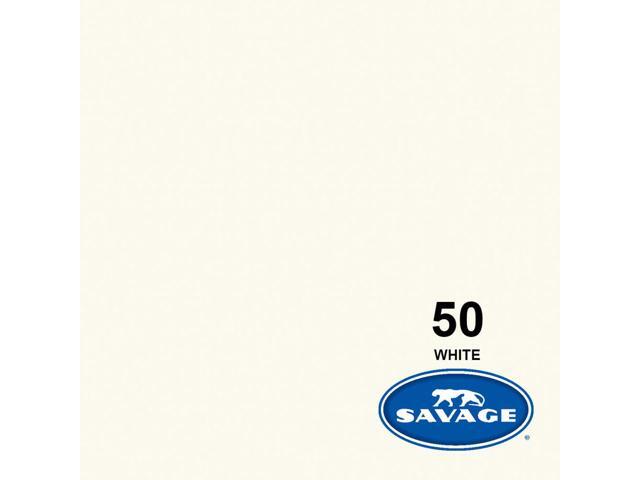 Savage Widetone Seamless Background Paper, 86' wide x 36' White, #50