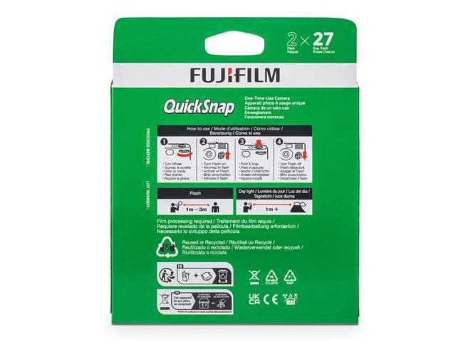 Fujifilm - Quicksnap Flash 400 Single-Use Camera with Flash - 2 pack - Green - image 5