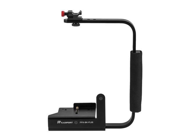 Flashpoint Rotating Camera Flip-Flash Bracket with Integrated Anti Twist Plate