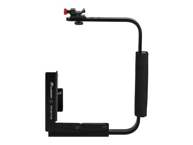 Flashpoint Rotating Camera Flip-Flash Bracket with Integrated Anti Twist Plate
