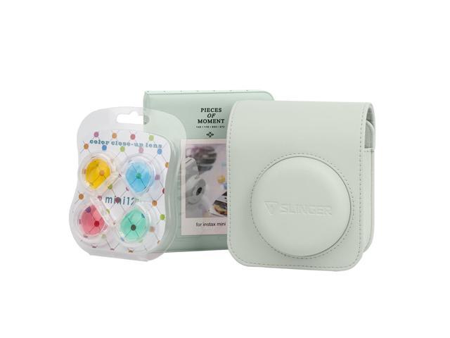 Fujifilm Fujifilm Instax Mini 12 Instant Film Camera, Mint Green Bundle with Instax Mini Custom Case, Accessory Kit and Daylight Film, Twin Pack...