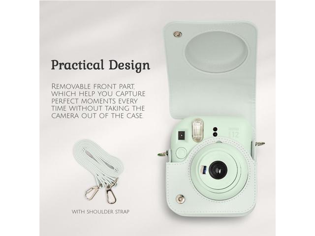 Fujifilm Fujifilm Instax Mini 12 Instant Film Camera, Mint Green Bundle with Instax Mini Custom Case, Accessory Kit and Daylight Film, 2x Twin Pack...