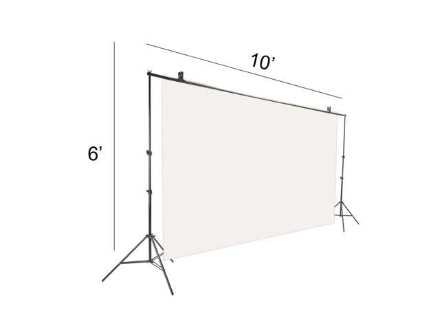 Takama Photo Video Studio 10Ft Adjustable Backdrop Support System Light Stands with Background Holder Kit