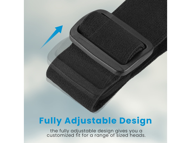 Froggi Head Strap Mount for GoPro HERO 13, 12, 11, 10, 9, 8 Camera