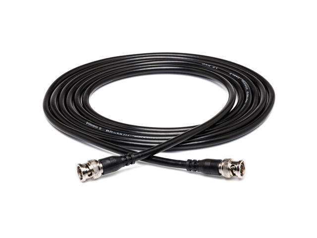 Hosa Technology 25' BNC Male to BNC Male RG-59 75 ohm Coaxial Cable #BNC59125