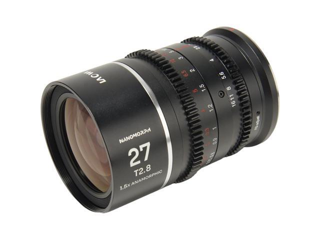 Venus Laowa Nanomorph 27mm T2.8 1.5x S35 Anamorphic Lens for Canon RF, Silver Flare