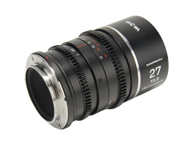 Venus Laowa Nanomorph 27mm T2.8 1.5x S35 Anamorphic Lens for Canon RF, Silver Flare