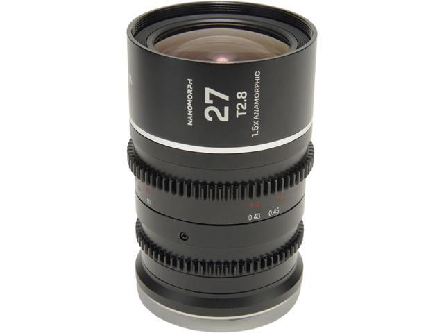 Venus Laowa Nanomorph 27mm T2.8 1.5x S35 Anamorphic Lens for Canon RF, Silver Flare