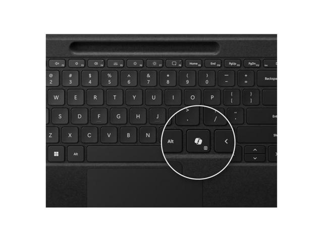 Microsoft - Surface Slim Pen (2nd Edition) and Pro 13" Flex Keyboard for Pro 13" (11th Edition), Pro 9, Pro 8 - Black - image 9