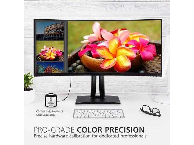 ViewSonic - ColorPro VP3881A 38" LED WQHD Curved Monitor with HDR10 (USB C/HDMI/DisplayPort) - Black - image 6