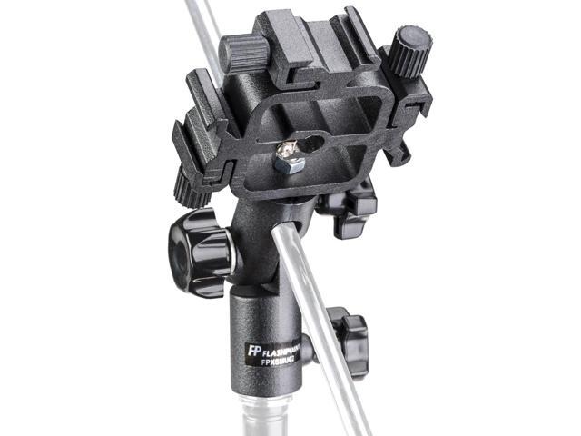 Flashpoint Shoe Mount Triple Bracket with Swivel Umbrella Holder