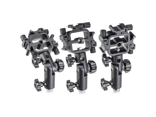 Flashpoint Shoe Mount Triple Bracket with Swivel Umbrella Holder