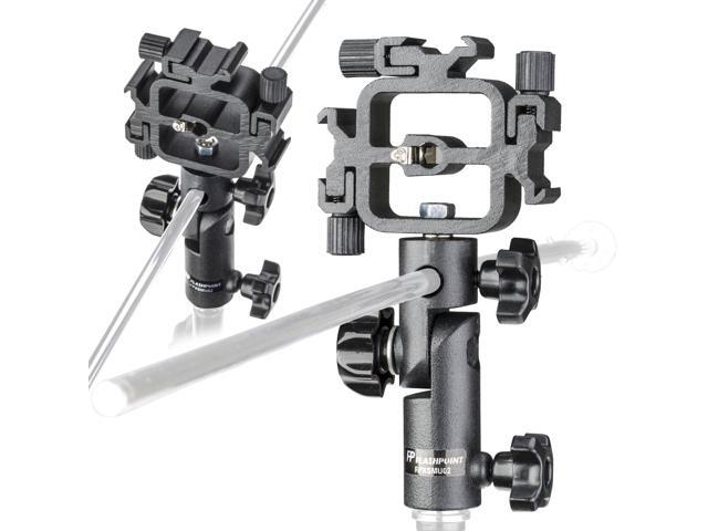 Flashpoint Shoe Mount Triple Bracket with Swivel Umbrella Holder
