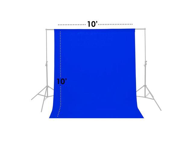 Glow Muslin Backdrop - 10x10' (Blue)