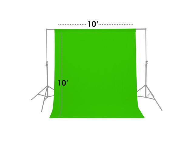 Glow Glow Muslin Backdrop - 10x10' (Green)