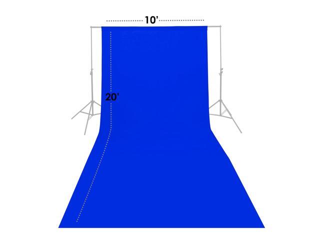 Glow Muslin Backdrop - 10x20' (Blue)