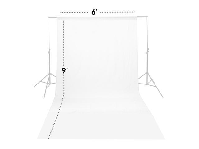 Glow Muslin Backdrop - 6 x 9' (White)