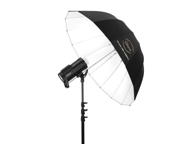 Glow Easy Lock Medium Deep White Fiberglass Umbrella (41')