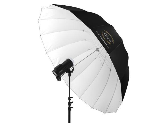 Glow Easy Lock X-Large Deep White Fiberglass Umbrella (65')