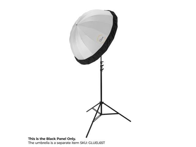 Glow Easy Lock 65' Translucent Umbrella Black Panel